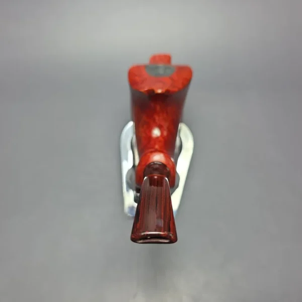 SU Pipes Smooth Horn w/ Case Handmade Briar Pipe, New - Image 6