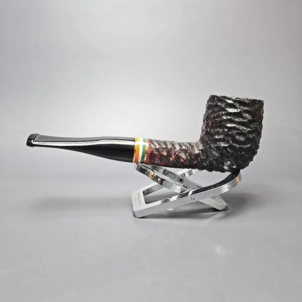 Peterson 2026 St Patrick's Day 107 Rusticated Billiard Briar Pipe, New - Image 4