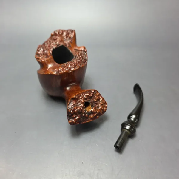 Sven Lar 1ES XL Smooth Freehand Sitter Estate Briar Pipe, American Estates - Image 11