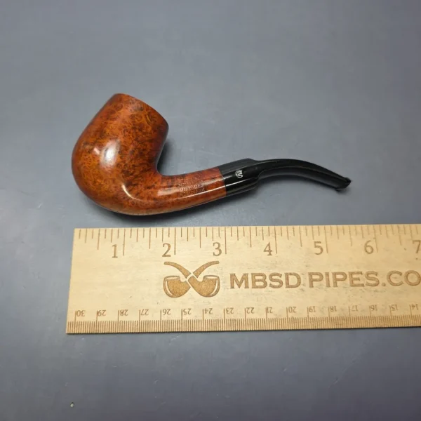 Stanwell c.1960s-70s Reg Era Hand Made Smooth Bent Billiard Estate Briar Pipe, Unsmoked - Image 10