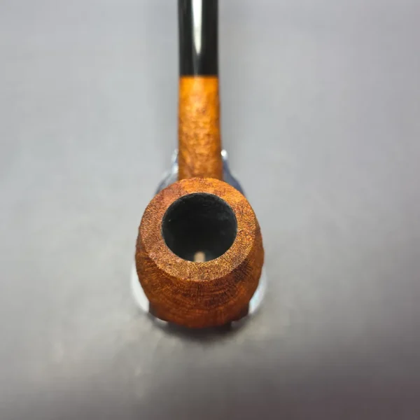 Pipe Tristan Contrast Sandblasted LC Bent Billiard Handmade Briar Pipe, New - Image 11