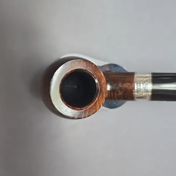 Peterson 160th Anniversary Pat. B Dark Smooth Bent Billiard Briar Pipe, New - Image 6