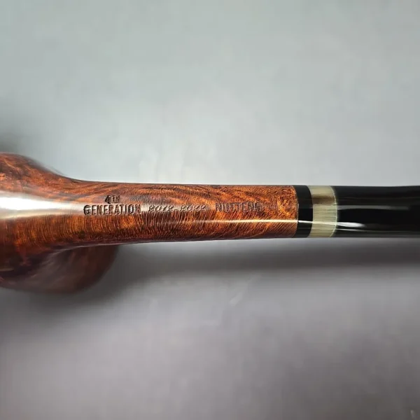 4th Generation (by Bruno Nuttens) 10th Anniversary Smooth Stacked Dublin Estate Briar Pipe, Unsmoked - Image 6