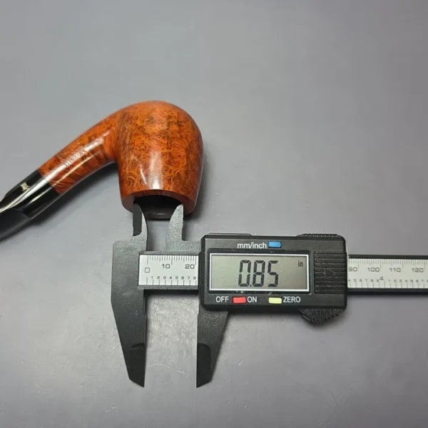 Stanwell c.1960s-70s Reg Era Hand Made Smooth Bent Billiard Estate Briar Pipe, Unsmoked - Image 11
