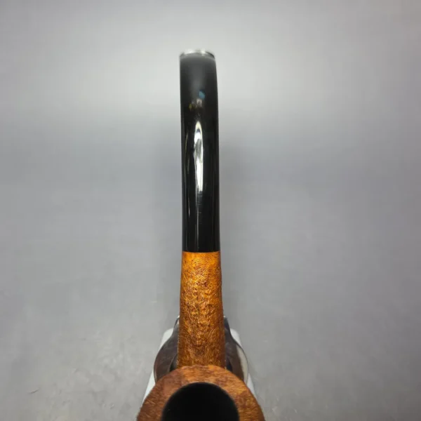 Pipe Tristan Contrast Sandblasted LC Bent Billiard Handmade Briar Pipe, New - Image 10