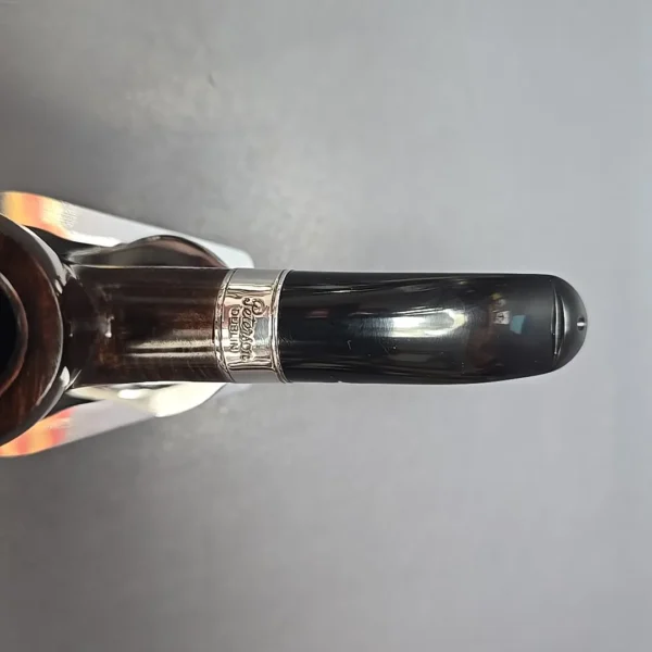 Peterson 160th Anniversary Pat. B Dark Smooth Bent Billiard Briar Pipe, New - Image 7