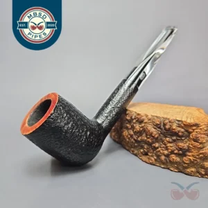 Chacom Crystal 183 Partially Sandblasted Billiard Estate Briar Pipe, French Estates