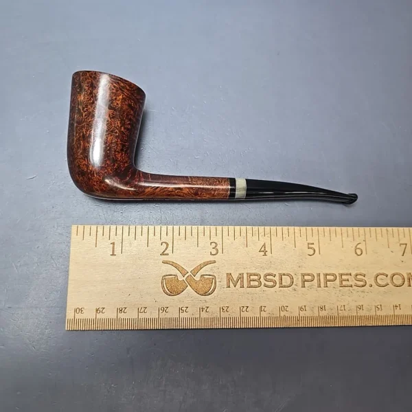 4th Generation (by Bruno Nuttens) 10th Anniversary Smooth Stacked Dublin Estate Briar Pipe, Unsmoked - Image 7