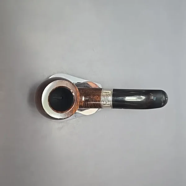 Peterson 160th Anniversary Pat. B Dark Smooth Bent Billiard Briar Pipe, New - Image 8