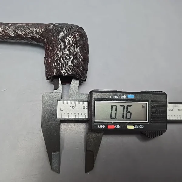 Peterson Cobble 53 Rusticated & Sandblasted Lovat w/ Silver Briar Pipe, New - Image 13