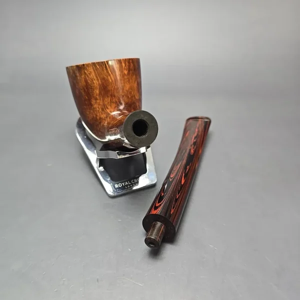 James Upshall Empire Series Old England Magnum Smooth Dublin w/ Cumberland Estate Briar Pipe, Unsmoked - Image 14