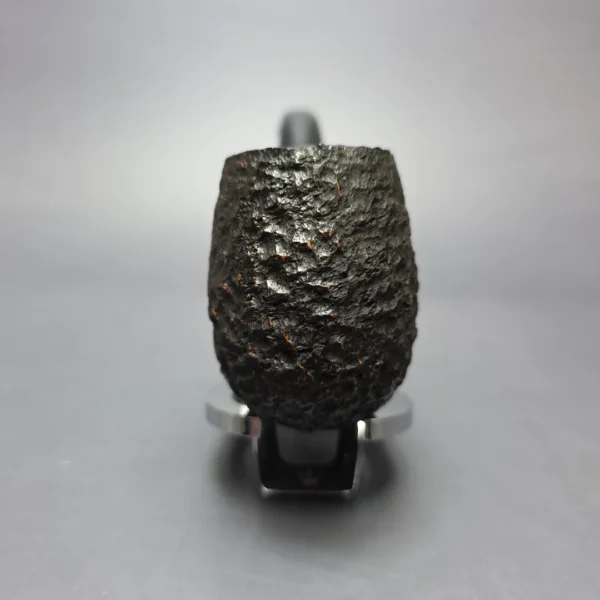 James Upshall Empire Acclaim Magnum Rusticated Bent Billiard Estate Briar Pipe, Unsmoked - Image 3