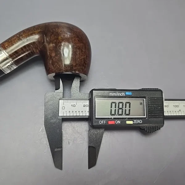 Peterson 160th Anniversary Pat. B Dark Smooth Bent Billiard Briar Pipe, New - Image 13