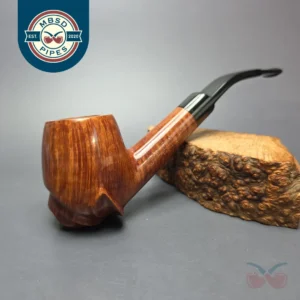 Charatan's Make First Lane Era (1961-5) Supreme Extra Large Smooth Bent Billiard Estate Briar Pipe, Unsmoked