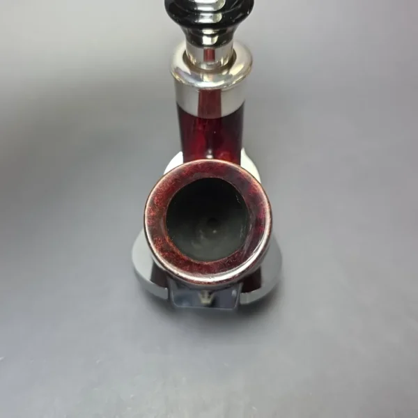 Ser Jacopo Pre-1994 Delecta Smooth Bent Billiard w/ Silver Estate Briar Pipe, Italian Estates - Image 8