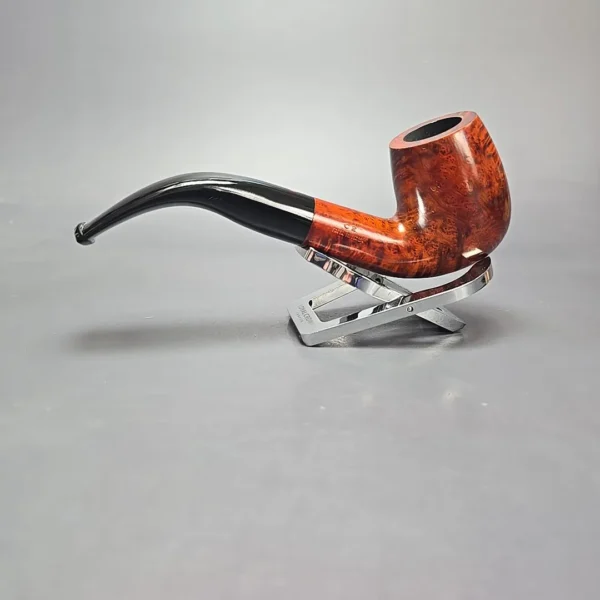 Calibano (Mastro de Paja) 107 D C2 Smooth Bent Billiard Estate Briar Pipe, Unsmoked - Image 4