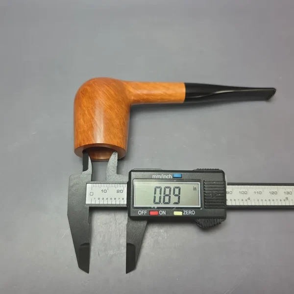 American Smoking Pipe Company Christmas 1993 Smooth Billiard Estate Briar Pipe, Unsmoked - Image 10