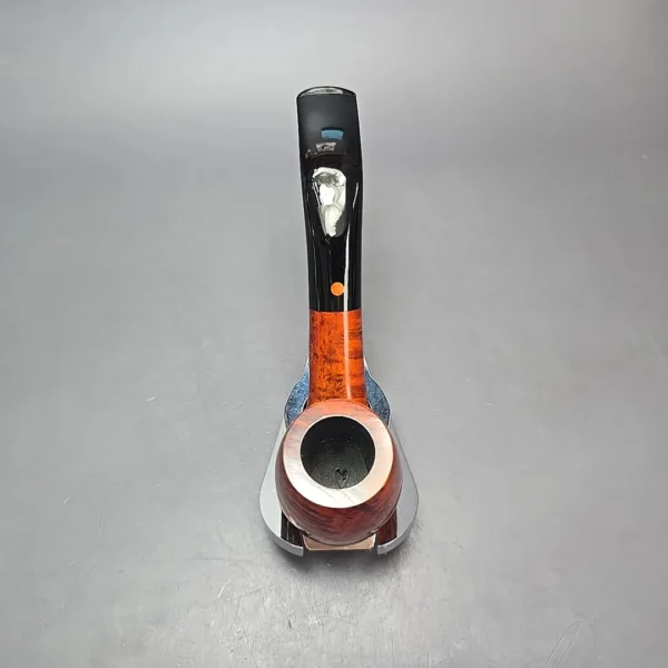 Calibano (Mastro de Paja) 107 D C2 Smooth Bent Billiard Estate Briar Pipe, Unsmoked - Image 8
