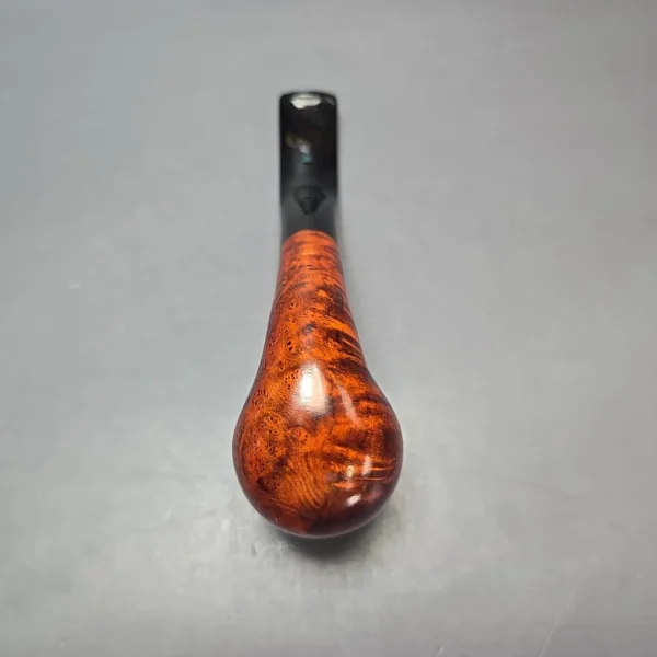 Calibano (Mastro de Paja) 107 D C2 Smooth Bent Billiard Estate Briar Pipe, Unsmoked - Image 9