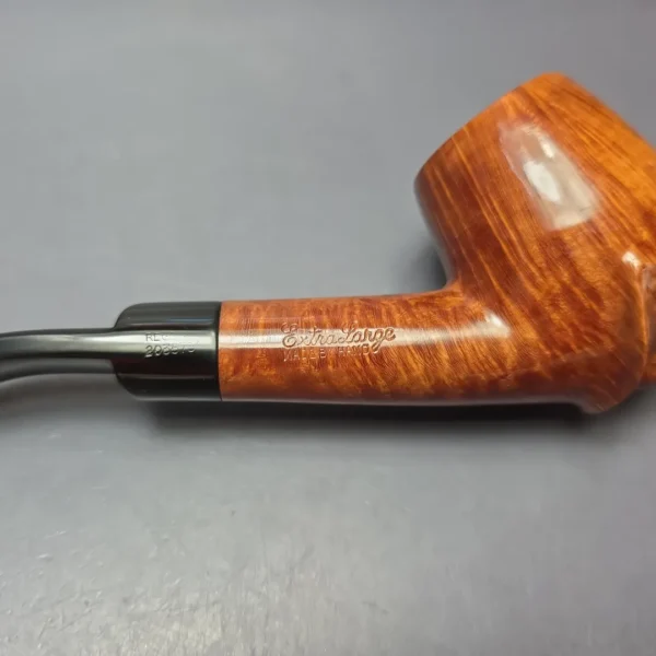 Charatan's Make First Lane Era (1961-5) Supreme Extra Large Smooth Bent Billiard Estate Briar Pipe, Unsmoked - Image 5