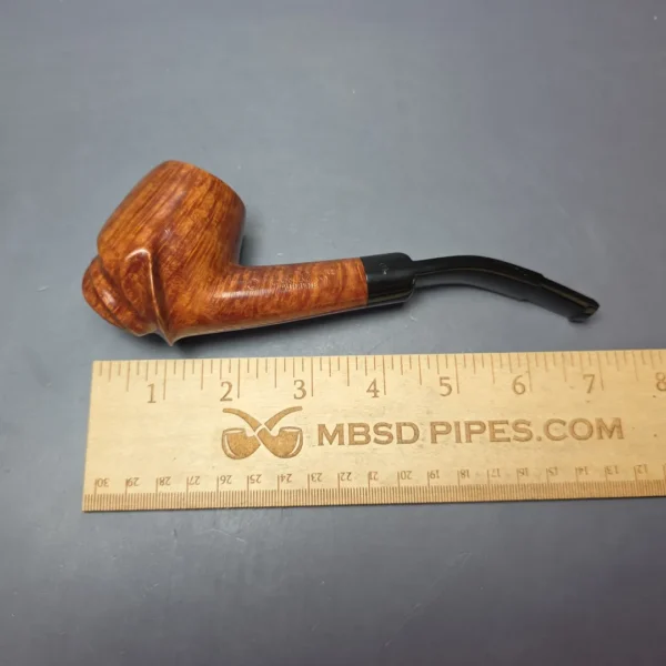 Charatan's Make First Lane Era (1961-5) Supreme Extra Large Smooth Bent Billiard Estate Briar Pipe, Unsmoked - Image 6