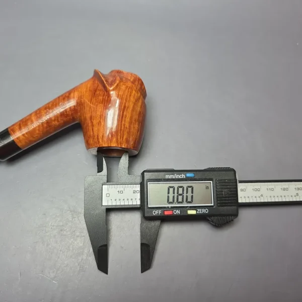 Charatan's Make First Lane Era (1961-5) Supreme Extra Large Smooth Bent Billiard Estate Briar Pipe, Unsmoked - Image 3