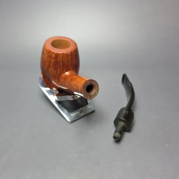 Charatan's Make First Lane Era (1961-5) Supreme Extra Large Smooth Bent Billiard Estate Briar Pipe, Unsmoked - Image 4