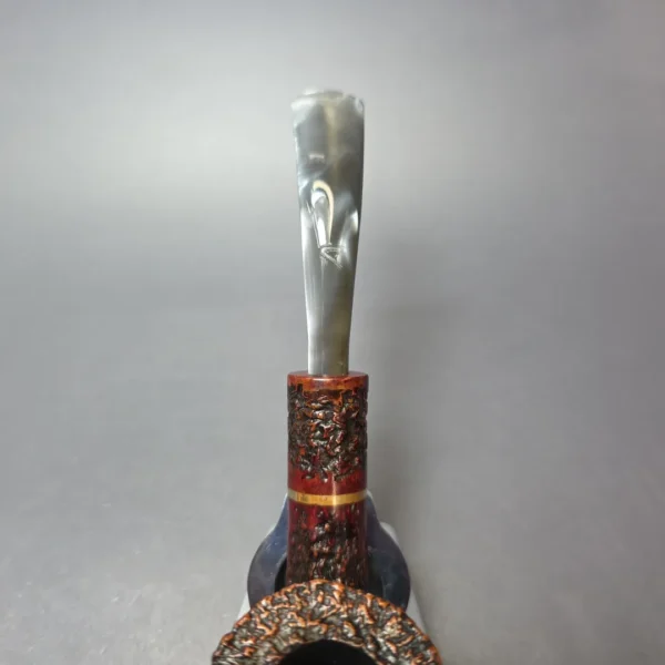 Ascorti Business Rusticated Dublin w/ Brass Estate Briar Pipe, Italian Estates - Image 7