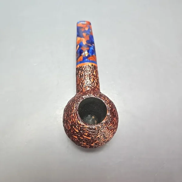 Savinelli Fantasia 320 KS Rusticated Author Estate Briar Pipe, Italian Estates - Image 8