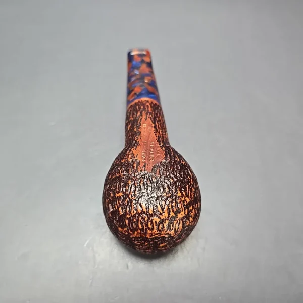 Savinelli Fantasia 320 KS Rusticated Author Estate Briar Pipe, Italian Estates - Image 9