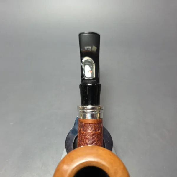 Ser Jacopo Pre-1994 Picta Van Gogh 1 S2 Partially Sandblasted Pot w/ Silver Estate Briar Pipe, Unsmoked - Image 8