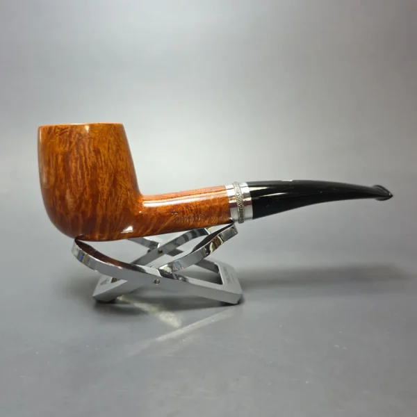 Rinaldo Triade YYY (2) Smooth Billiard w/ Silver Estate Briar Pipe, Unsmoked - Image 3