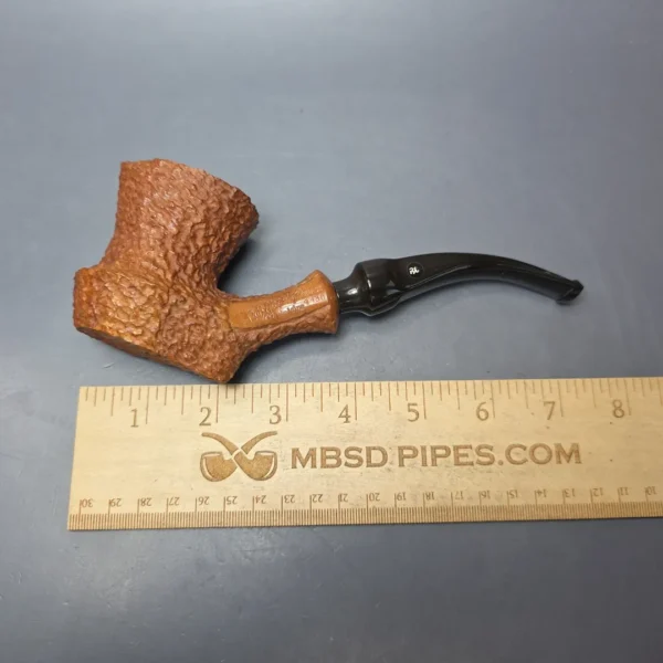 Butz Choquin Chatelaine 1130 XL Rusticated Freehand Sitter Estate Briar Pipe, French Estates - Image 8