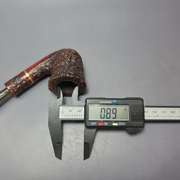 Ascorti Business Rusticated Dublin w/ Brass Estate Briar Pipe, Italian Estates - Image 11