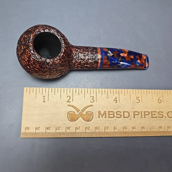 Savinelli Fantasia 320 KS Rusticated Author Estate Briar Pipe, Italian Estates - Image 11