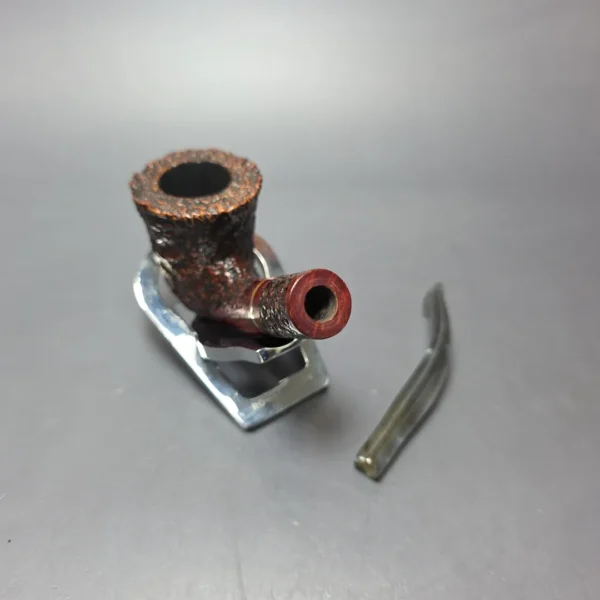 Ascorti Business Rusticated Dublin w/ Brass Estate Briar Pipe, Italian Estates - Image 12