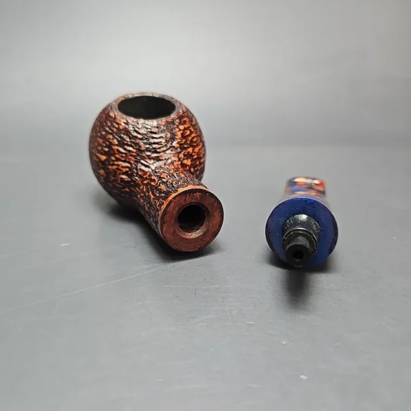Savinelli Fantasia 320 KS Rusticated Author Estate Briar Pipe, Italian Estates - Image 13