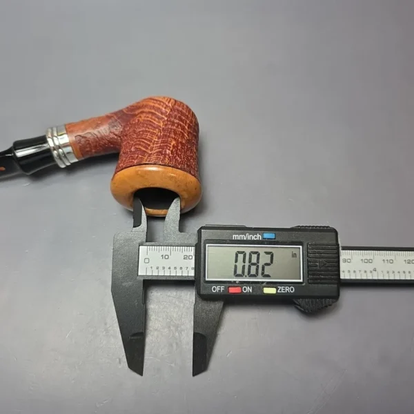 Ser Jacopo Pre-1994 Picta Van Gogh 1 S2 Partially Sandblasted Pot w/ Silver Estate Briar Pipe, Unsmoked - Image 13