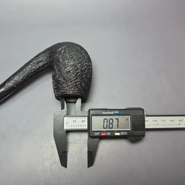 Pipe Tristan Magnum Sandblasted LC Bent Billiard Handmade Briar Pipe, New - Image 12