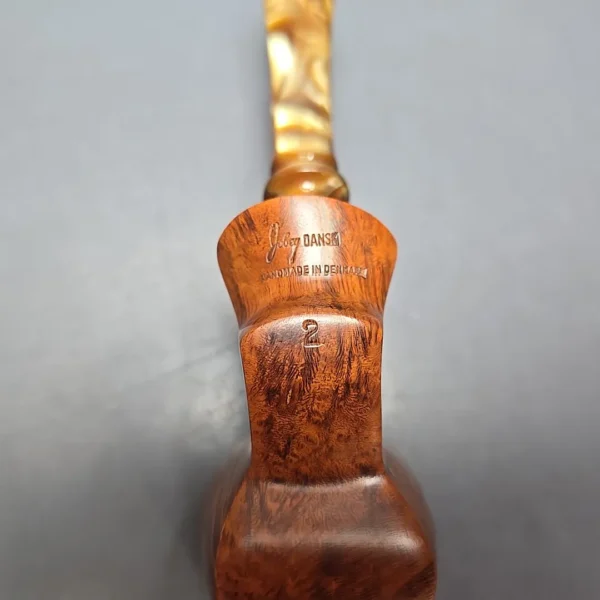 Jobey Dansk (Karl Erik) 2 Smooth Freehand Sitter Estate Briar Pipe, Danish Estates - Image 3