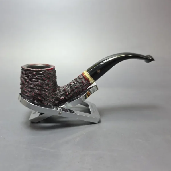 Peterson Emerald 65 Rusticated Bent Billiard Estate Briar Pipe, Irish Estates - Image 7