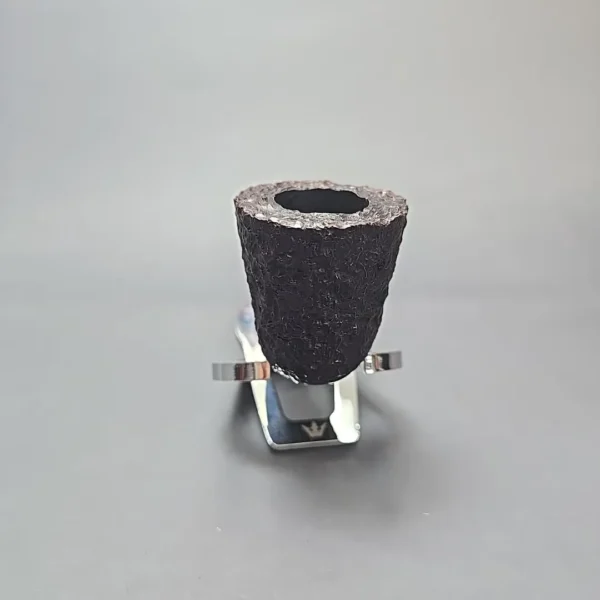 James Upshall Bark Group 5 Rusticated Zulu Estate Briar Pipe, Unsmoked - Image 3