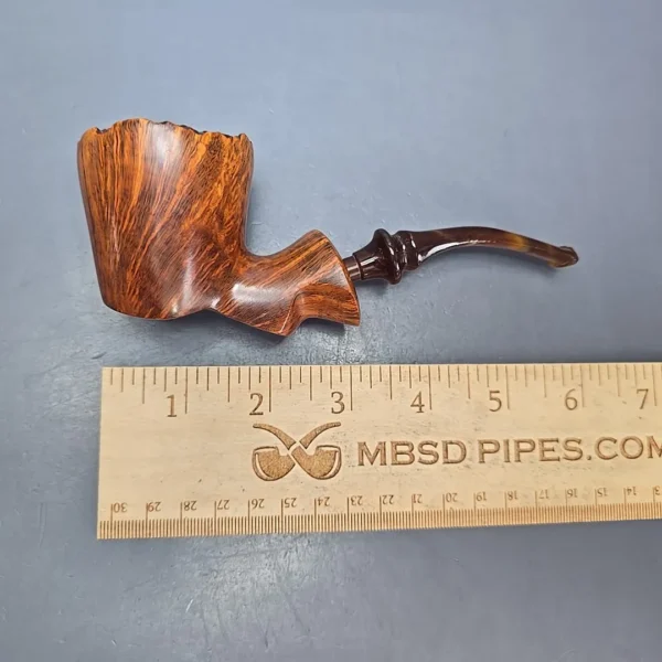 Jobey Dansk (Karl Erik) 2 Smooth Freehand Sitter Estate Briar Pipe, Danish Estates - Image 4