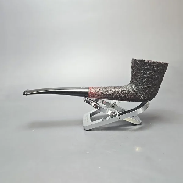 James Upshall Bark Group 5 Rusticated Zulu Estate Briar Pipe, Unsmoked - Image 4