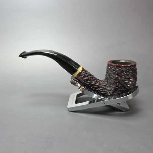 Peterson Emerald 65 Rusticated Bent Billiard Estate Briar Pipe, Irish Estates - Image 9