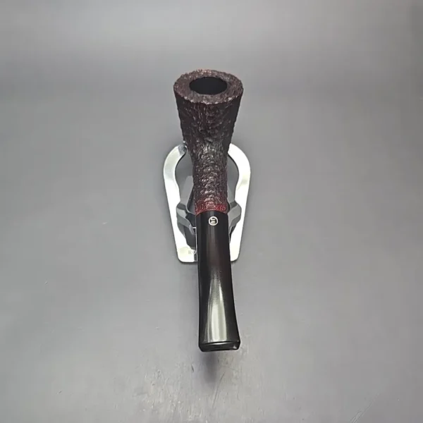 James Upshall Bark Group 5 Rusticated Zulu Estate Briar Pipe, Unsmoked - Image 5