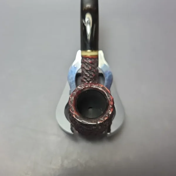 Peterson Emerald 65 Rusticated Bent Billiard Estate Briar Pipe, Irish Estates - Image 10