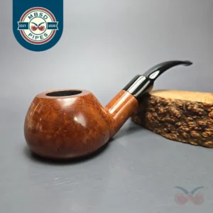 Edward's XL Smooth Diplomat Sitter Estate Briar Pipe, American Estates