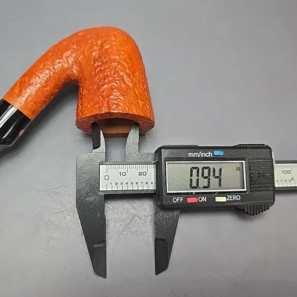 Calibano (Mastro de Paja) 102 C4 Sandblasted Dublin Estate Briar Pipe, Unsmoked - Image 12