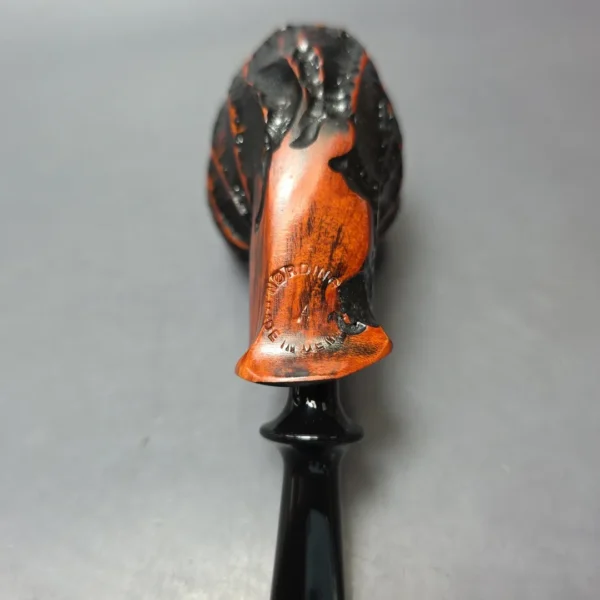 Nording Abstract Partially Rusticated Freehand Estate Briar Pipe, Unsmoked - Image 7